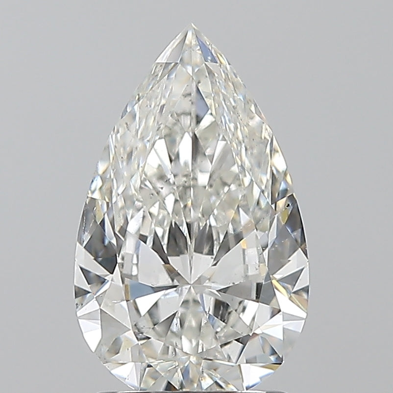 1.7ct Pear Natural Diamond — H SI1, GIA Certified