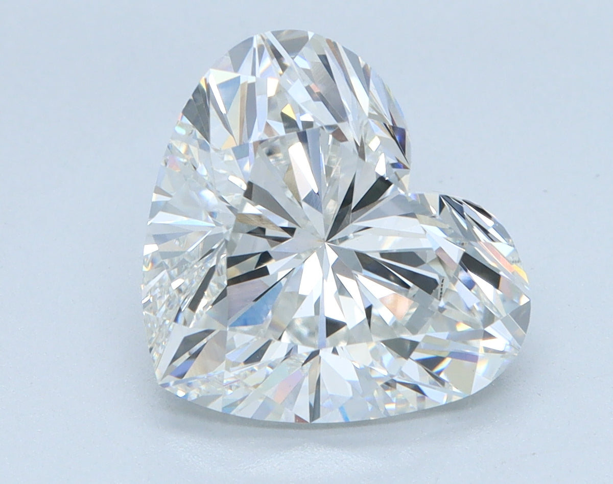 3.26ct Heart, F VS1 — IGI
