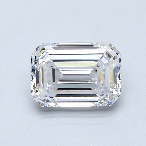 2.01ct EMERALD, D VVS2 — GIA