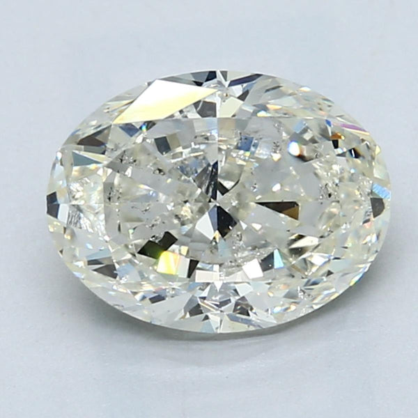 2.5ct OVAL, K SI2 — GIA