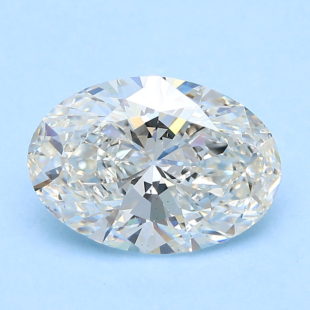 3.51ct Oval Natural Diamond — H SI1, GIA Certified