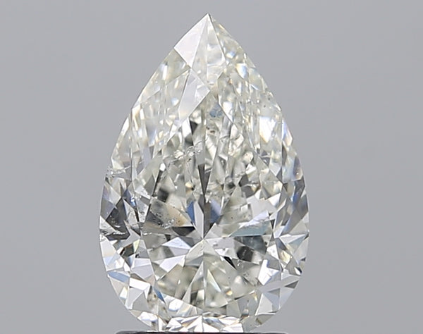 2.0ct Pear Natural Diamond — J SI2, GIA Certified