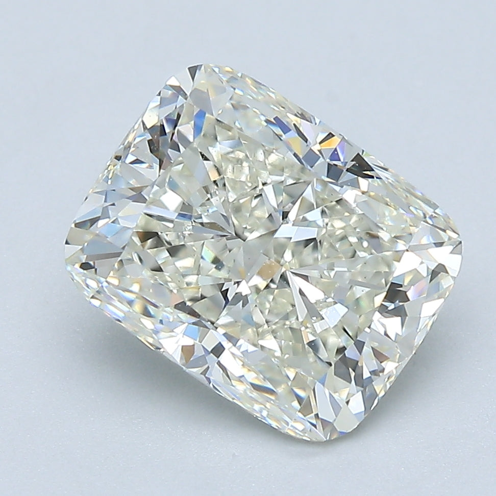 3.5ct Cushion Natural Diamond — J VS1, GIA Certified