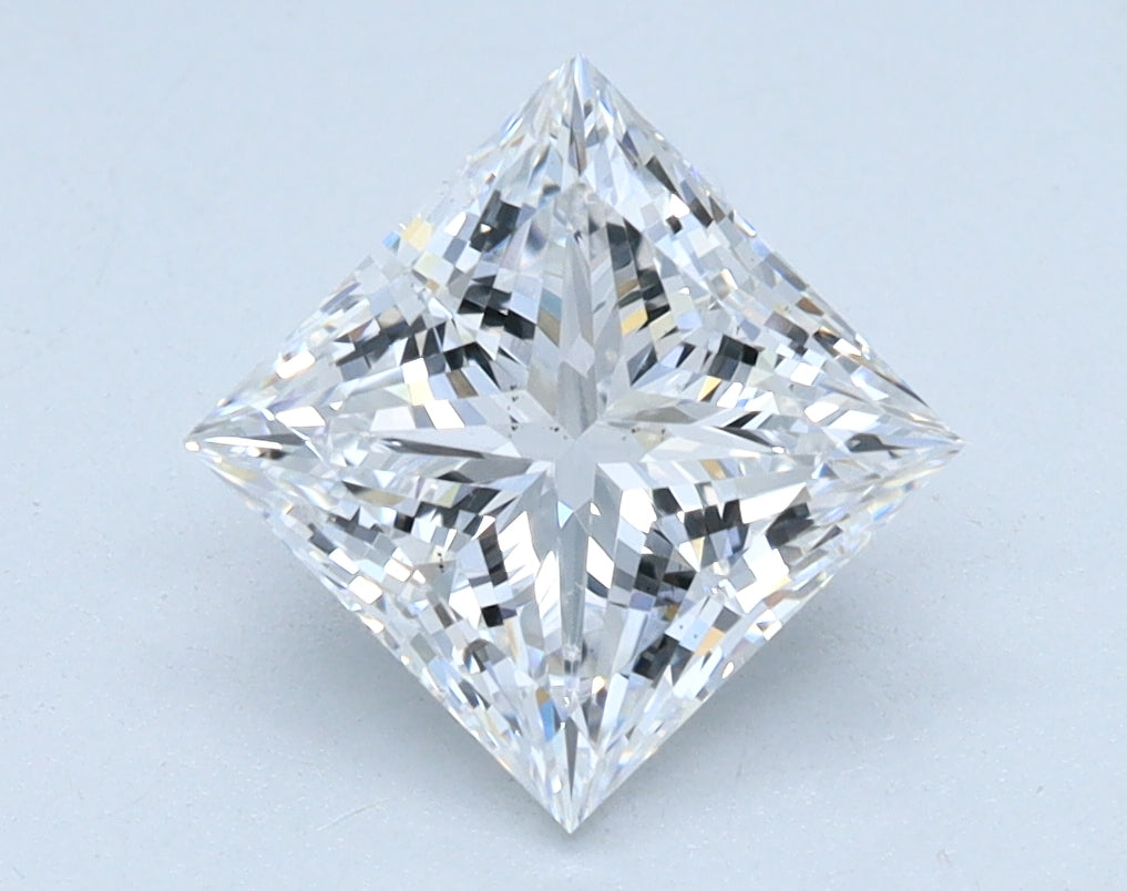 1.51ct Princess, D VS2 — IGI