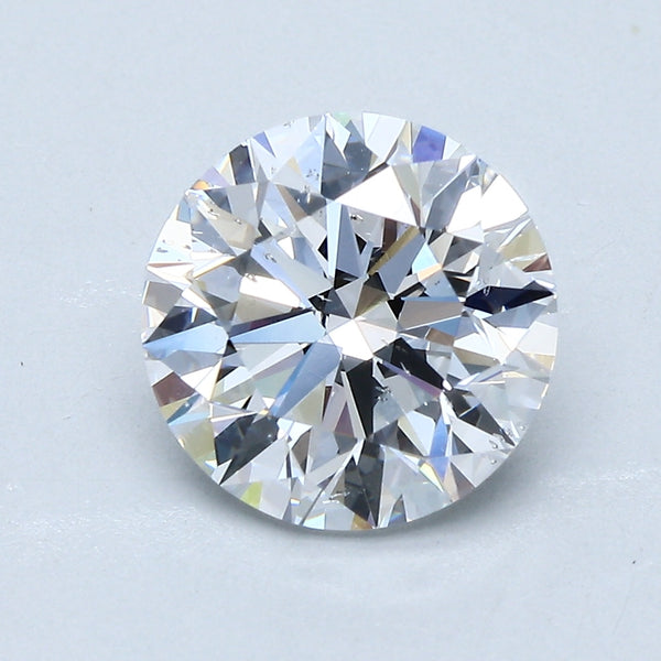 3.01ct Round, D SI2 — GIA