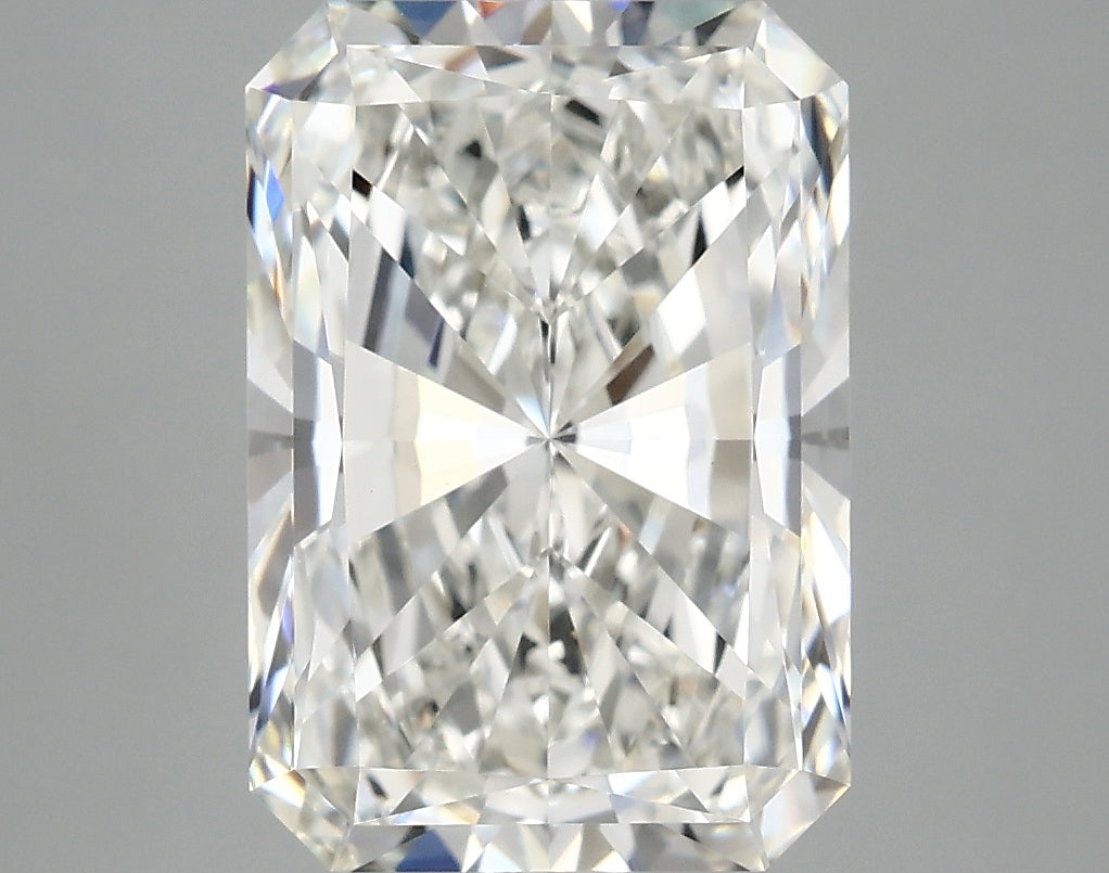 4.17ct Radiant, F VVS2 — IGI