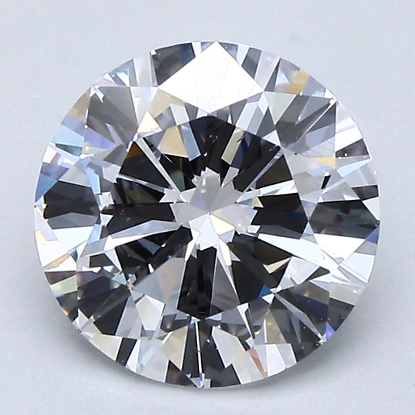2.01ct Round, D VS1 — GIA