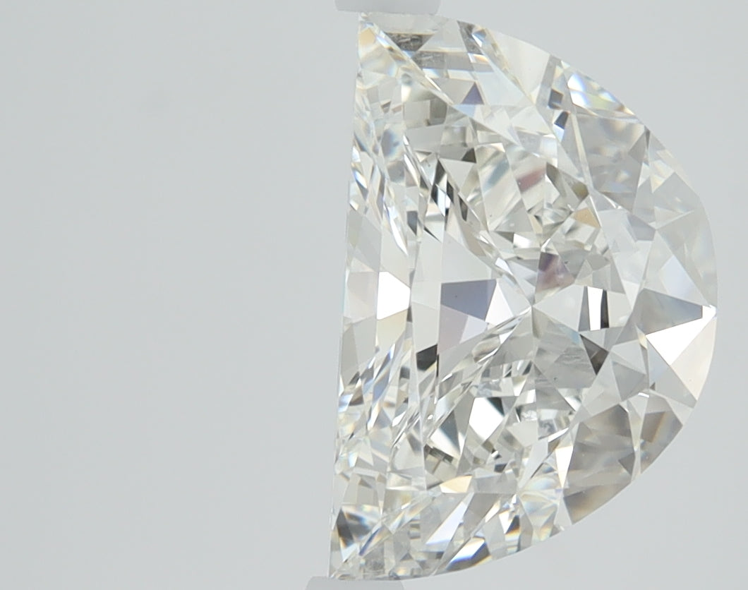 2.65ct Halfmoon Lab-Grown Diamond — F VS1, IGI Certified