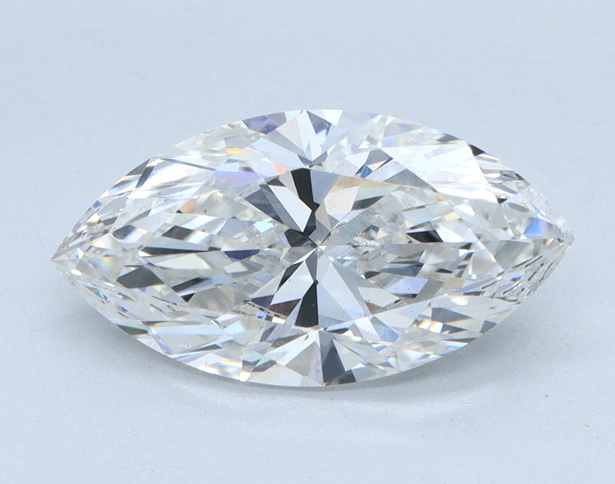 3.5ct Marquise, D VS2 — IGI