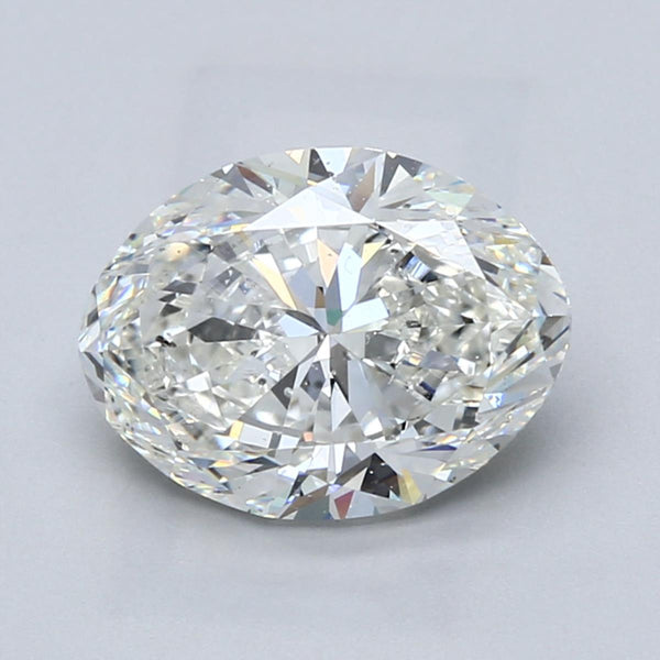 3.01ct Oval, G SI1 — GIA