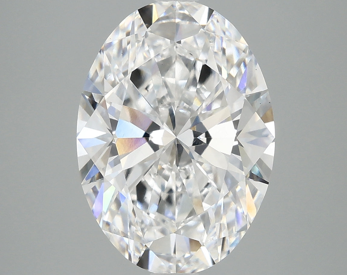 4.09ct Oval, D VS1 — IGI