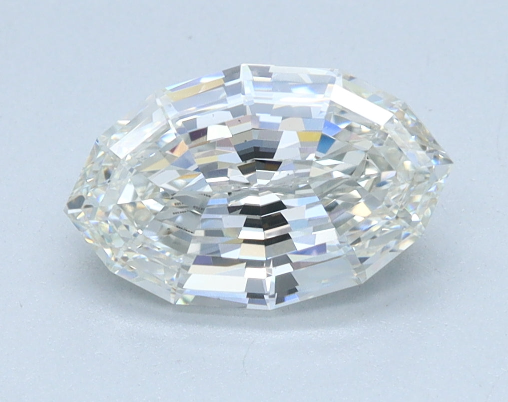 1.62ct Oval Step Cut, G VS1 — IGI
