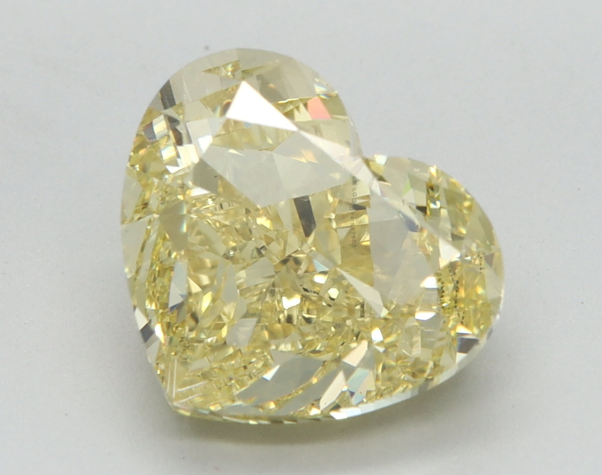 4.03ct Heart Fancy Intense Yellow Lab-Grown Diamond — VS1 | IGI