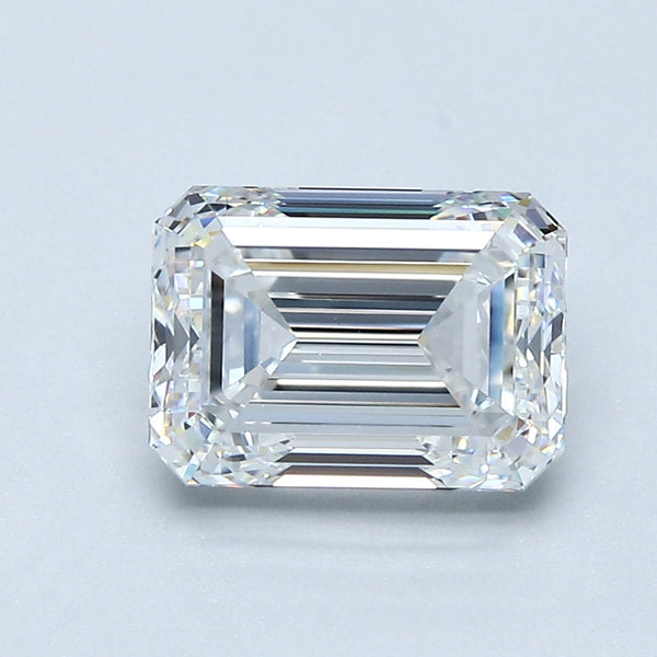 2.01ct EMERALD, F VS1 — GIA