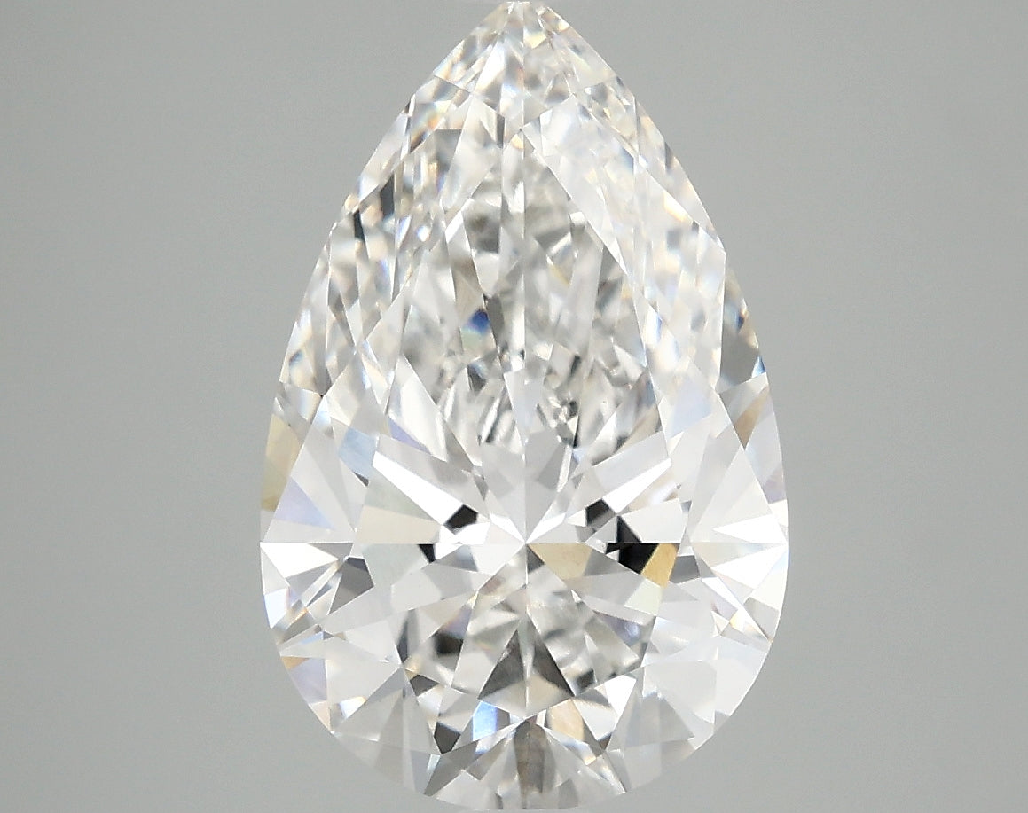 3.83ct Pear, F VVS2 — IGI