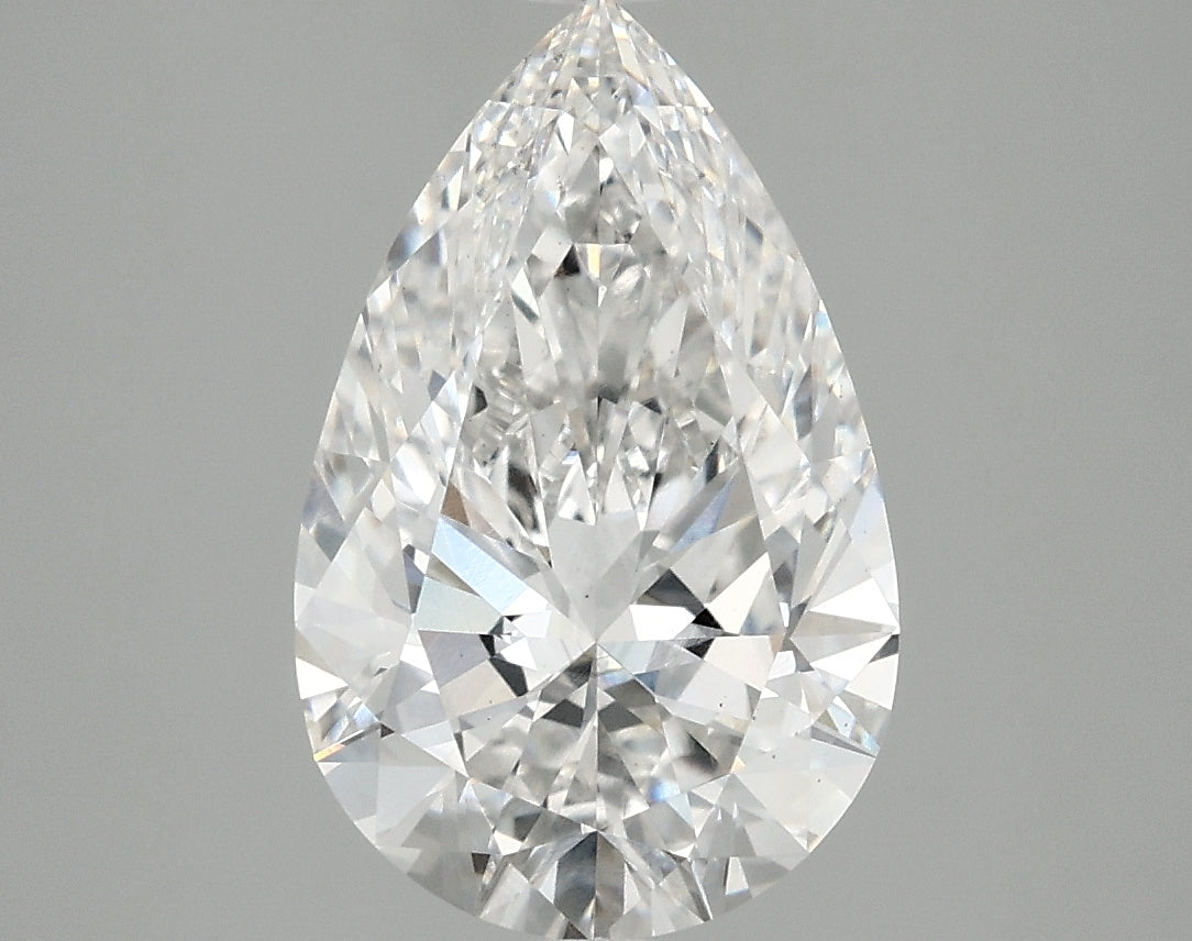 3.1ct Pear Lab-Grown Diamond — E VS2, IGI Certified