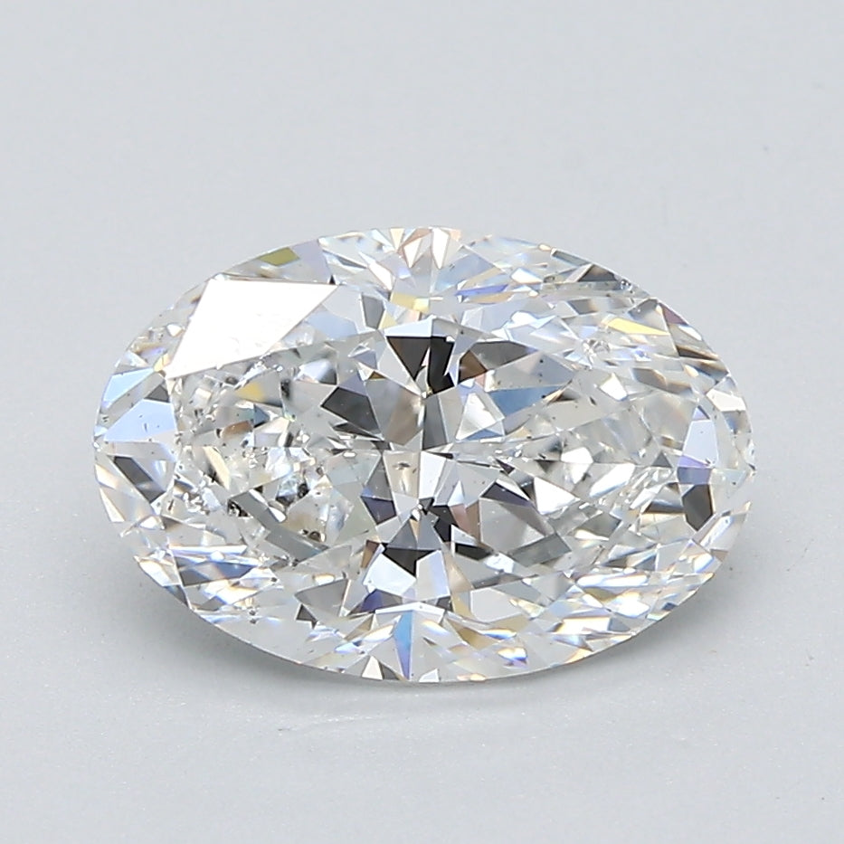2.09ct Oval Natural Diamond — E SI2, GIA Certified