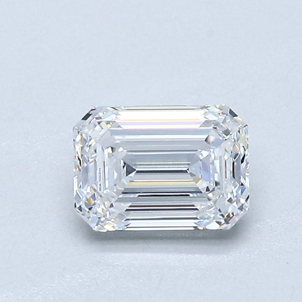 0.9ct EMERALD, D VVS1 — GIA