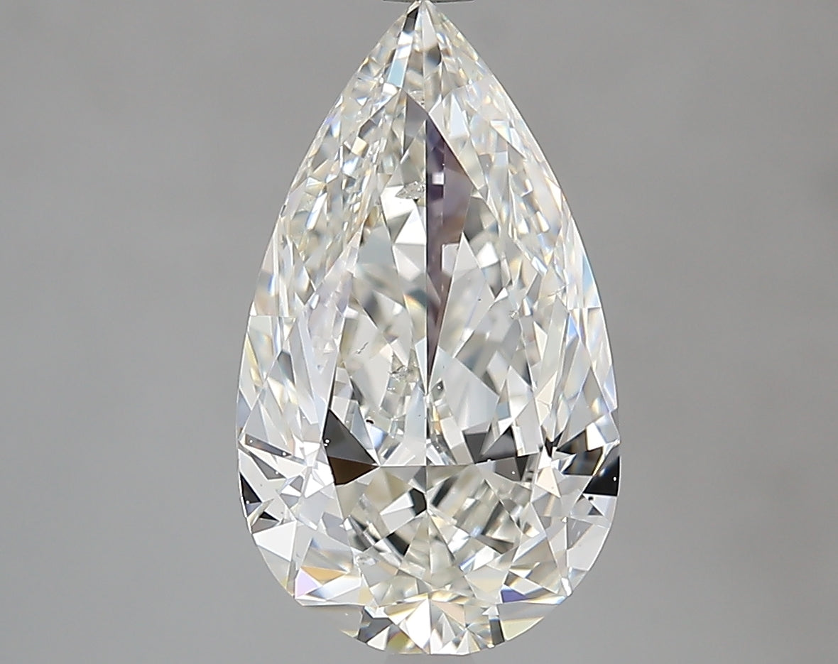 3.01ct Pear Natural Diamond — I SI1, GIA Certified