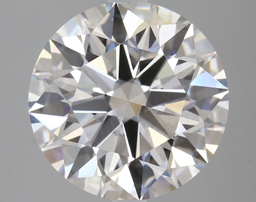 3.38ct Round, F VS2 — IGI