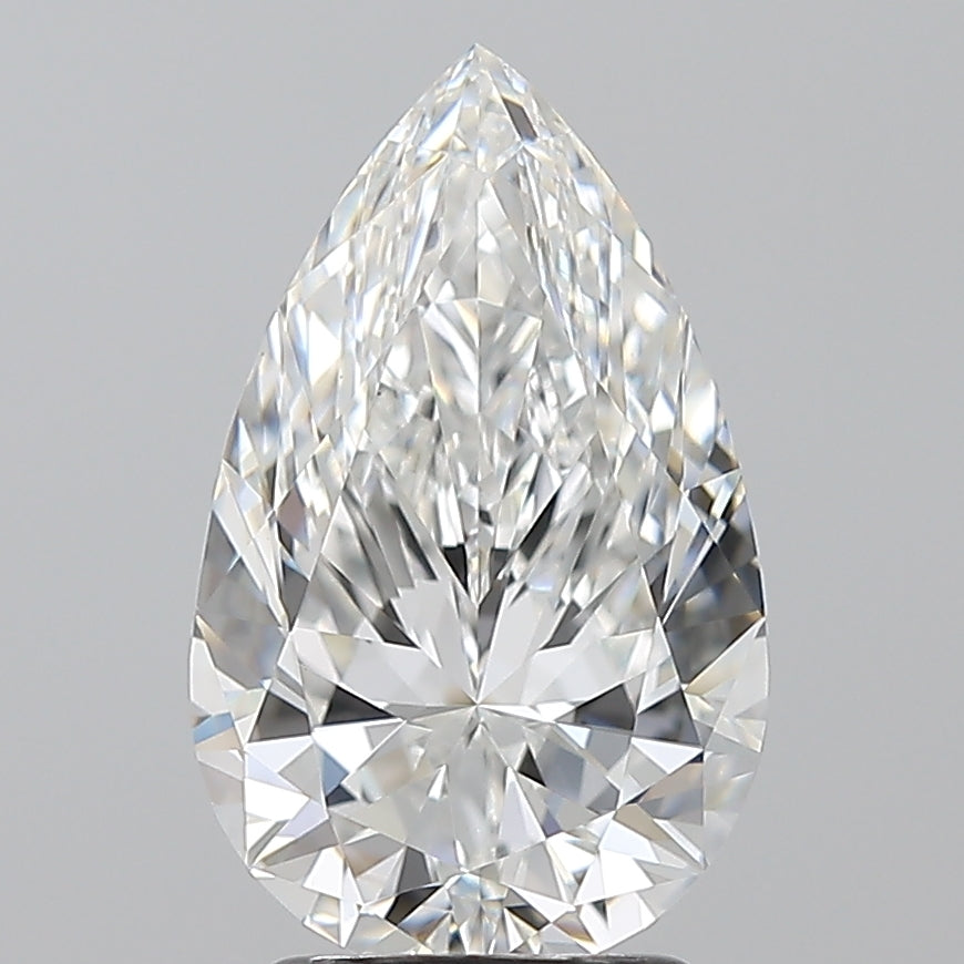 2.5ct Pear Natural Diamond — E VS1, GIA Certified