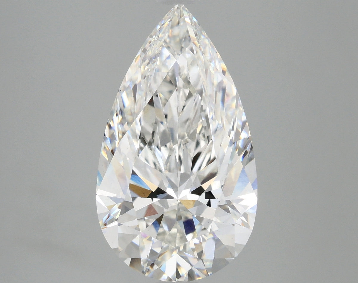 4.58ct Pear, F VS1 — IGI