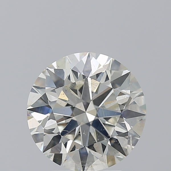3.8ct Round, J SI2 — GIA