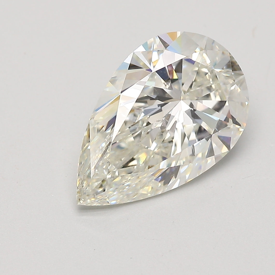3.01ct Pear Natural Diamond — I SI1, GIA Certified