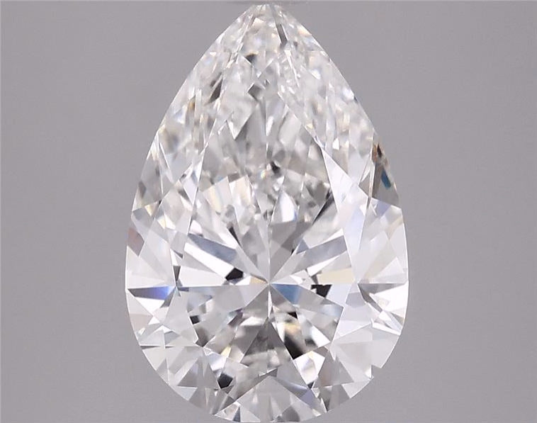 5.1ct Pear, E VS1 — IGI
