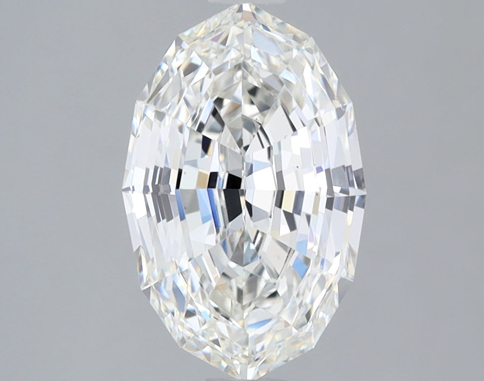 2.1ct Oval Step Cut, F VS1 — IGI