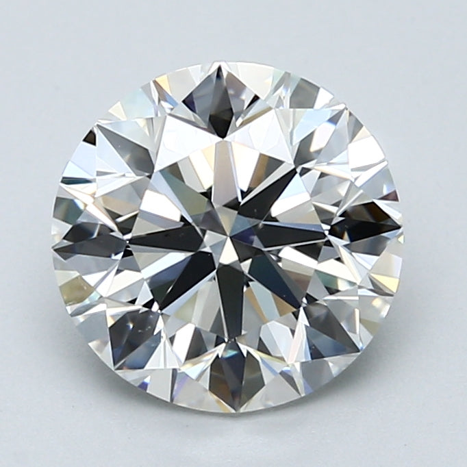 2.7ct Round Natural Diamond — F VS2, GIA Certified
