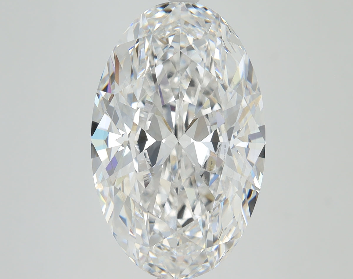 6.31ct Oval, E VS1 — IGI