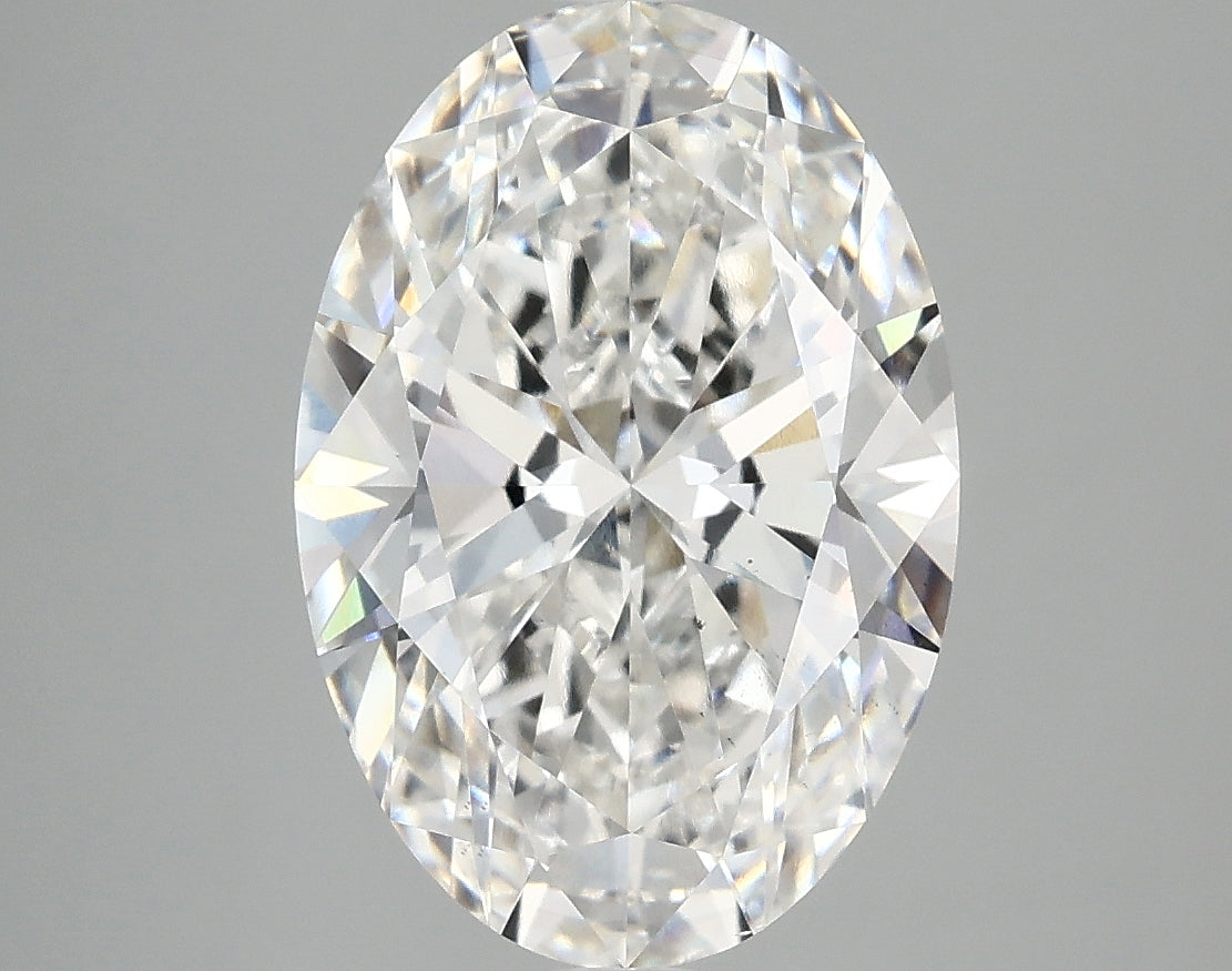 4.07ct Oval, F VS2 — IGI
