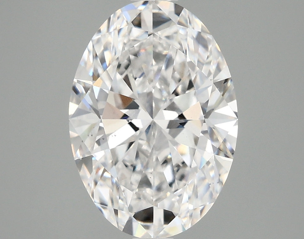 3.1ct Oval Lab-Grown Diamond — D VS2, IGI Certified