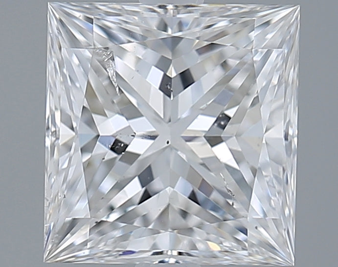 2.0ct Princess Natural Diamond — F SI2, GIA Certified