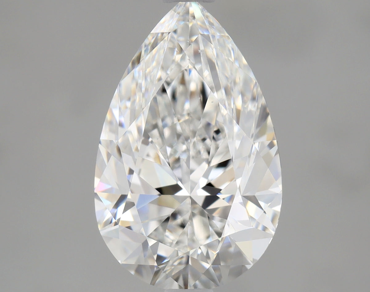 2.5ct Pear Natural Diamond — E VS2, GIA Certified