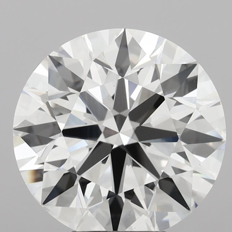 5.09ct Round, F VS1 — IGI