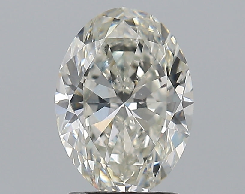 2.0ct Oval Natural Diamond — I SI1, GIA Certified