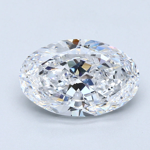 3.0ct Oval, D VS2 — GIA