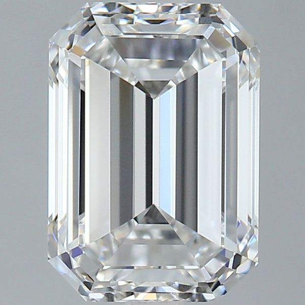 2.3ct EMERALD, F VS1 — GIA