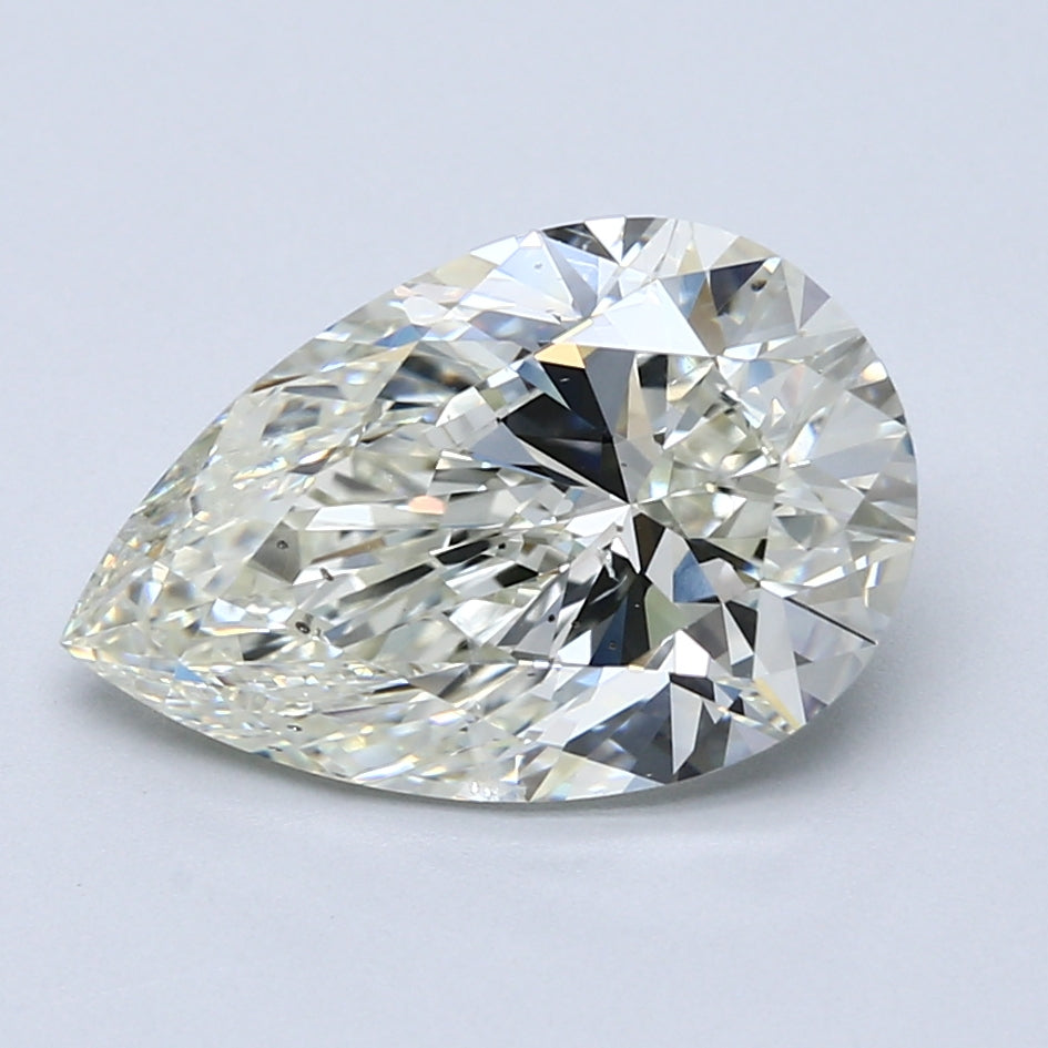 4.02ct Pear, K SI2 — GIA