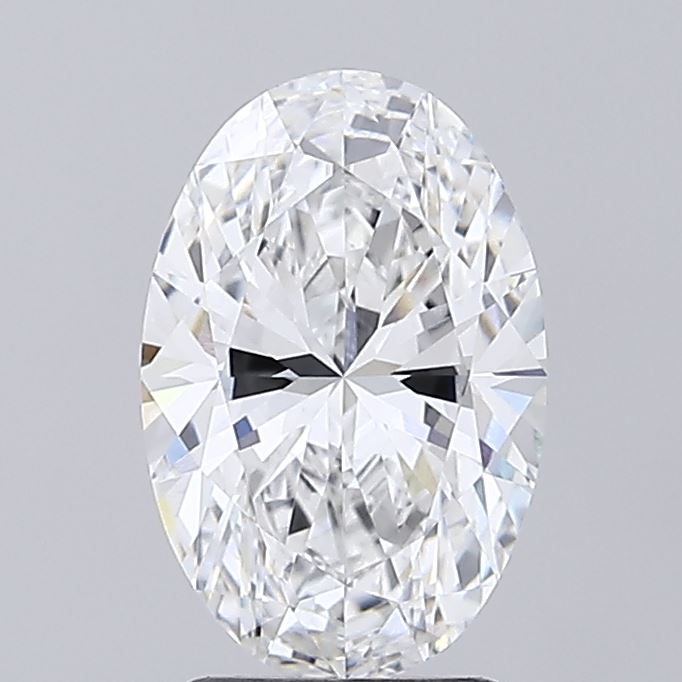 2.4ct Oval, D VVS2 — IGI