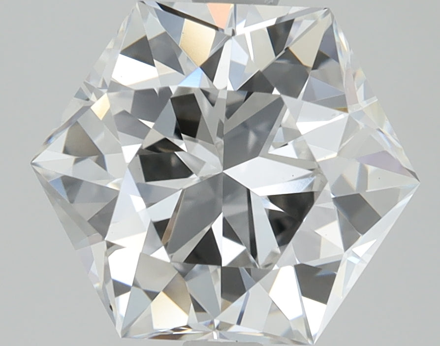 2.16ct Hexagonal, D VS1 — IGI