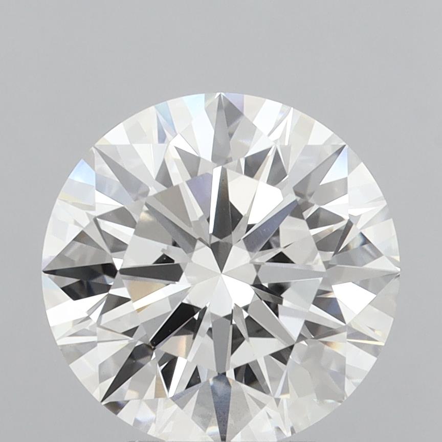 5.09ct Round, F VVS2 — IGI
