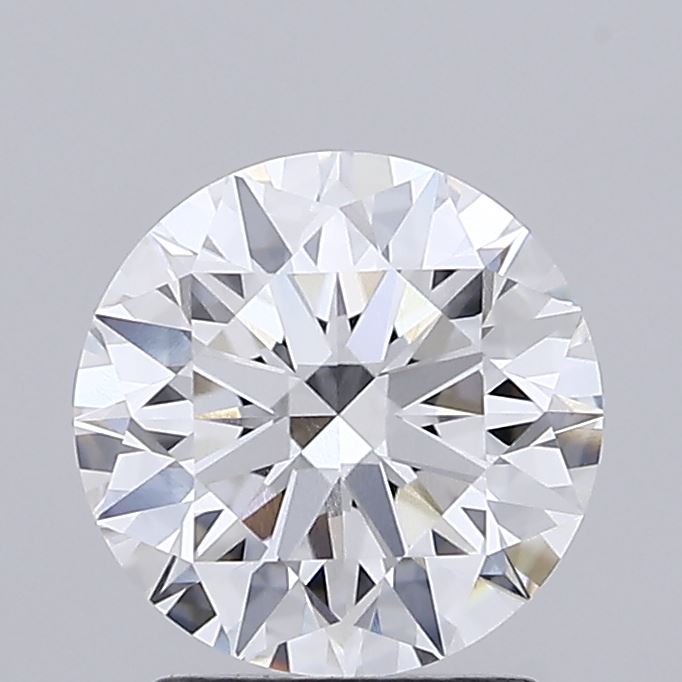 2.04ct Round, E VVS2 — IGI