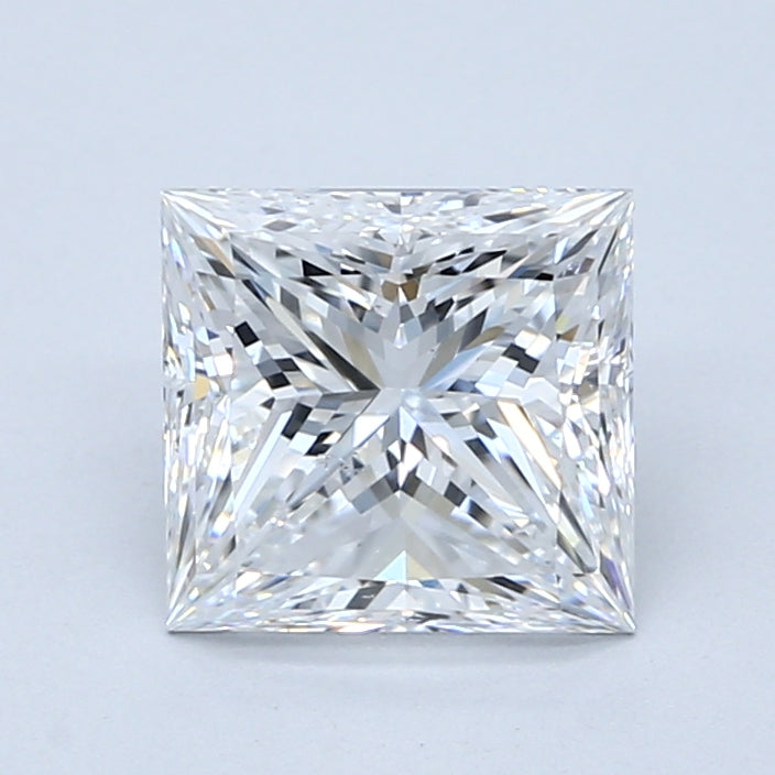 2.22ct Princess Natural Diamond — D SI1, GIA Certified