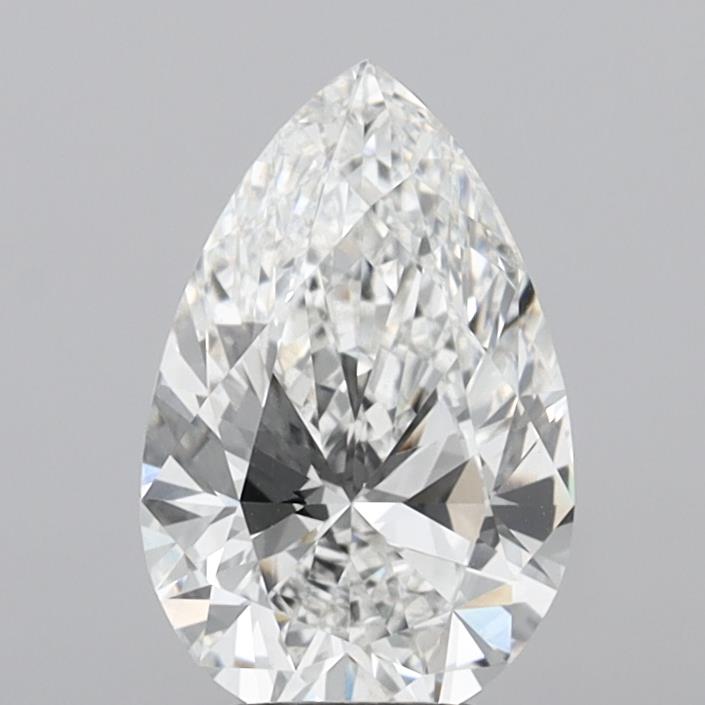 4.04ct Pear Lab-Grown Diamond — E VVS2, IGI Certified