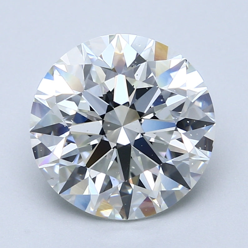 4.11ct Round, F SI1 — GIA — Laura Milman New York