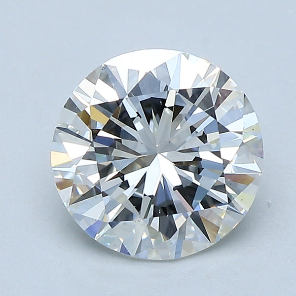 2.0ct Round, I VS2 — GIA