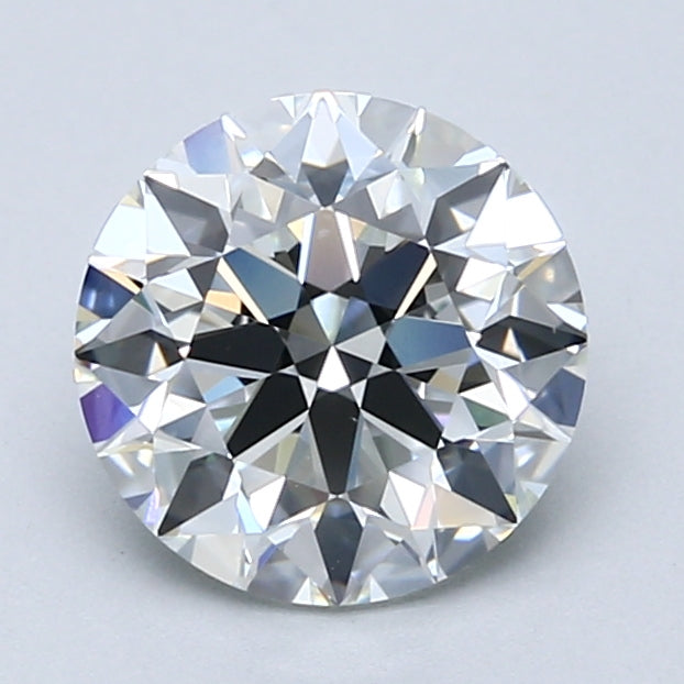 2.01ct Round, F VS1 — GIA